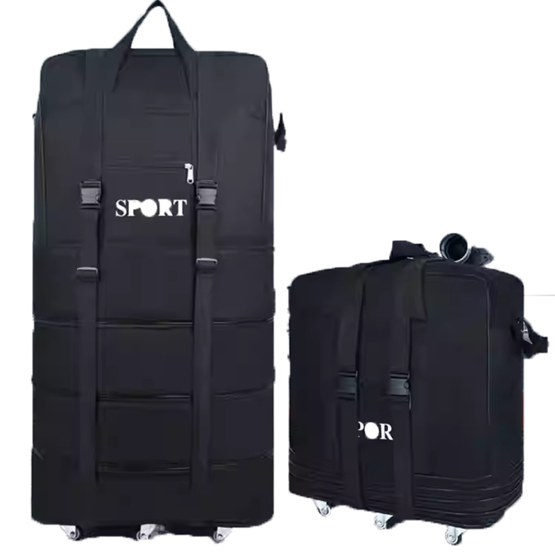 Foldable Rolling Luggage Bag - Large Capacity Travel Bag With Wheels