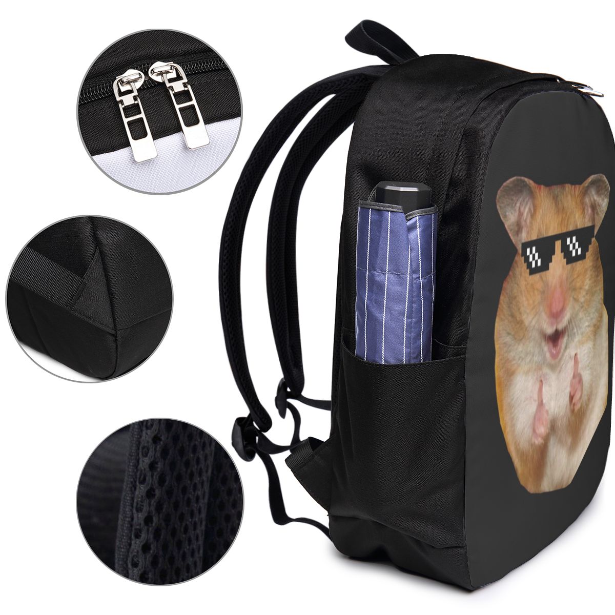 Funny Hamster Backpack Travel  - Backpacks ulasan dan harga