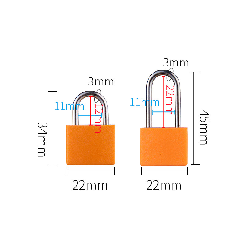 Color Mini Copper Lock Long Be - Luggage ulasan dan harga