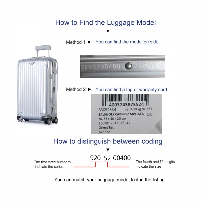 Luggage Covers For Rimowa Esse - Luggage Protective Cover Transparent ulasan dan harga