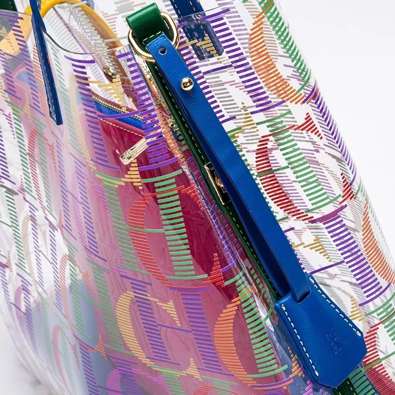 CH Women PVC Transparent Tote  - Wallets ulasan dan harga