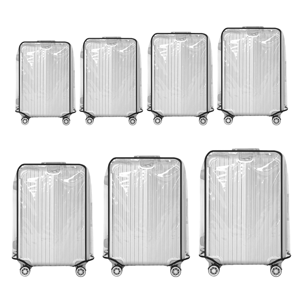 18-30inch Clear Suitcase Cover - Luggage Protective Cover Transparent ulasan dan harga