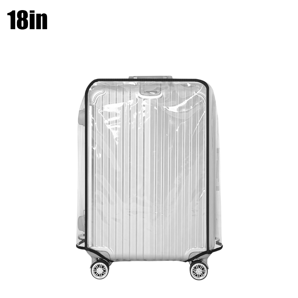 18-30inch Clear Suitcase Cover - Luggage Protective Cover Transparent ulasan dan harga