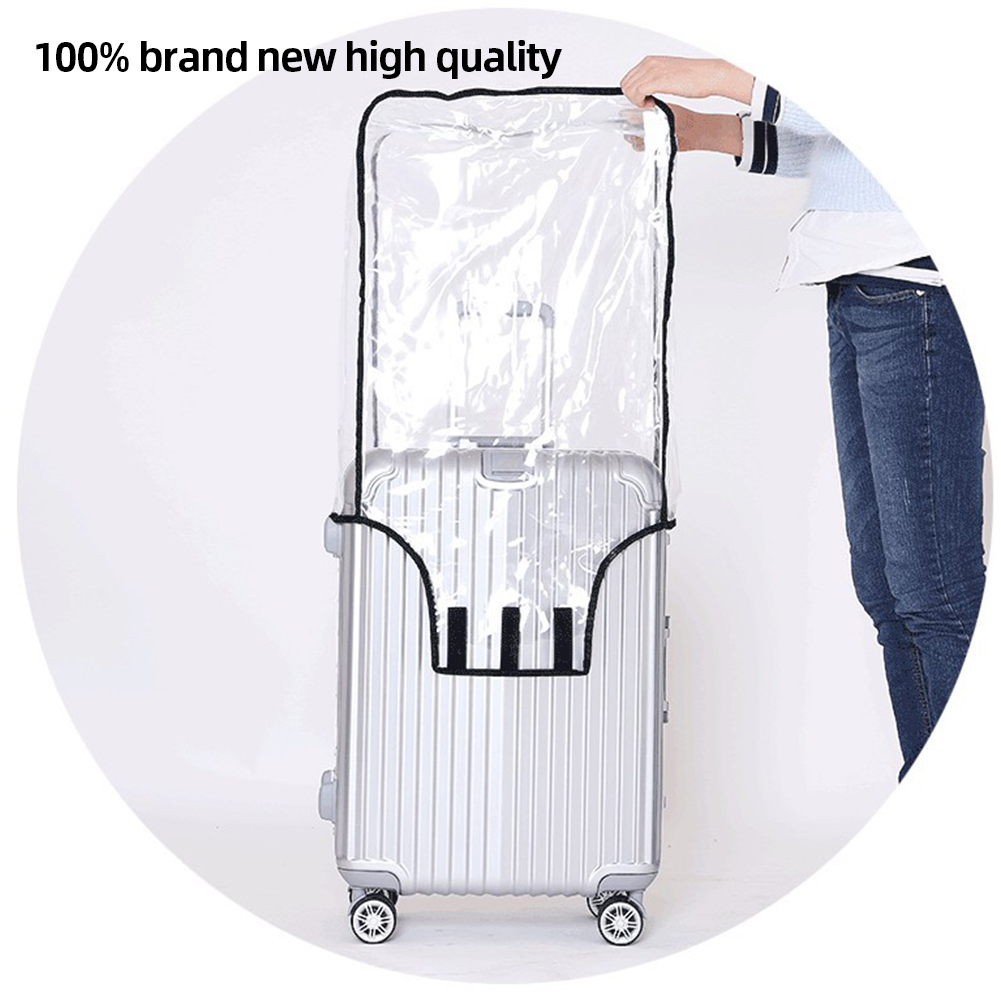 18-30inch Clear Suitcase Cover - Luggage Protective Cover Transparent ulasan dan harga