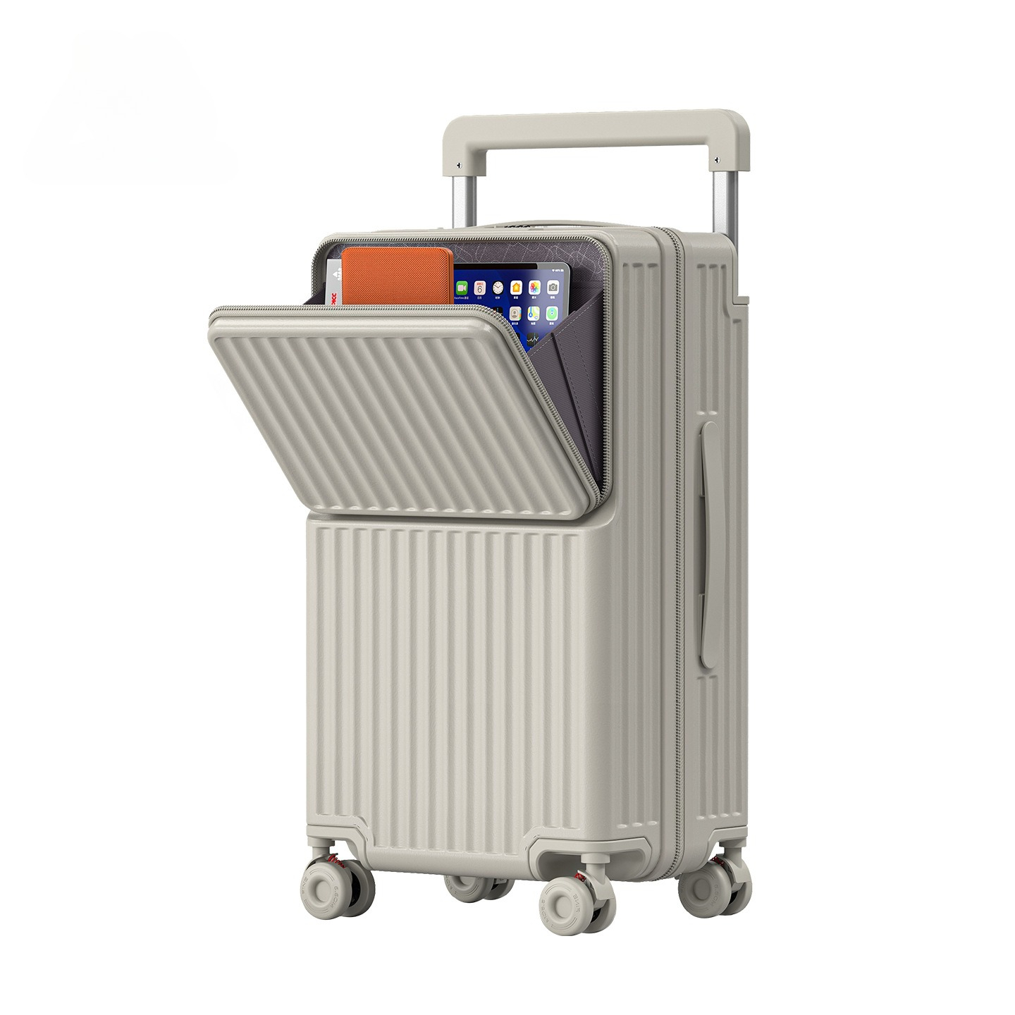 20/24/26/28 inch Wide Handle L - Front Opening Laptop Luggage 24 Inch ulasan dan harga