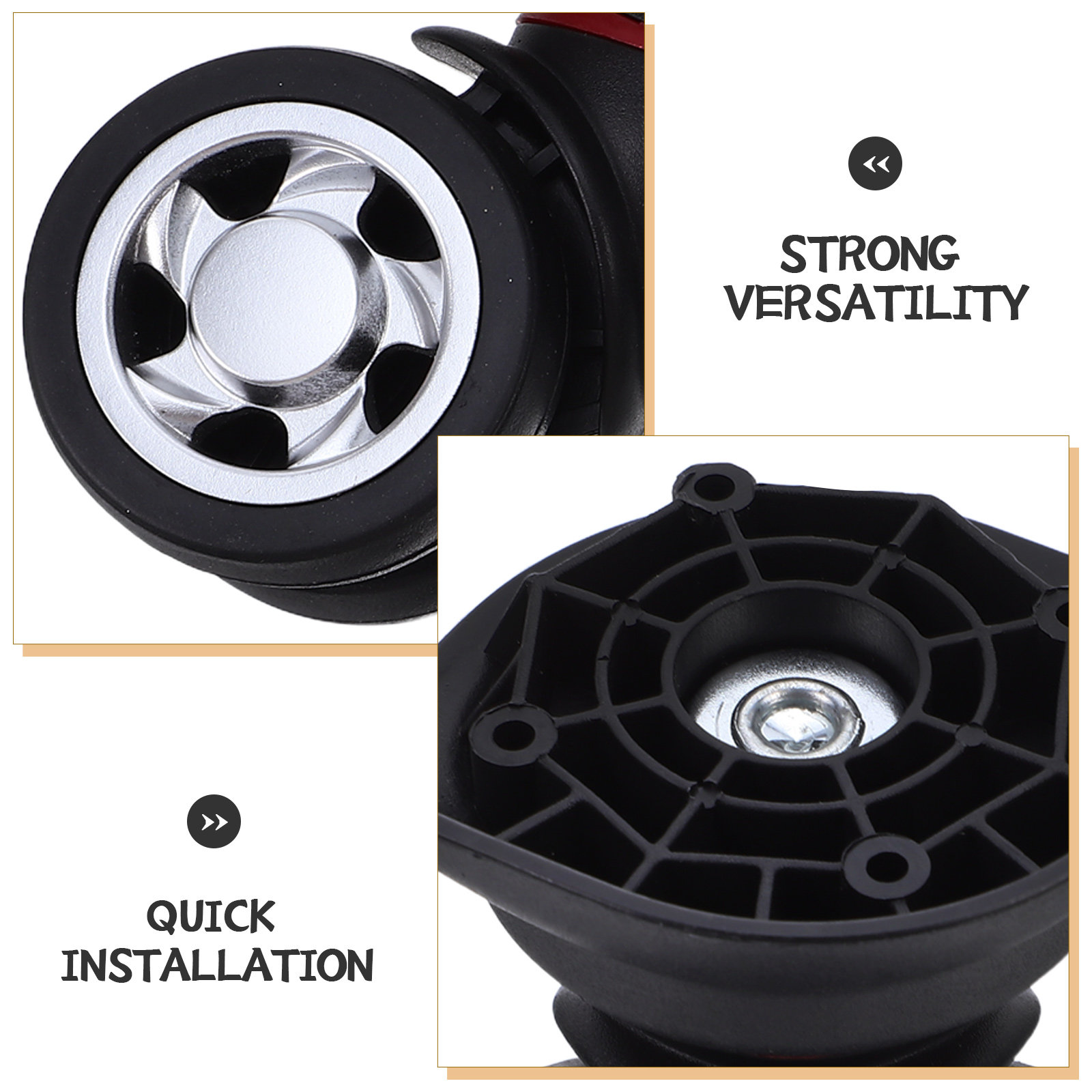 Universal Luggage Wheels Repla - Silent Replacement Luggage Wheels ulasan dan harga