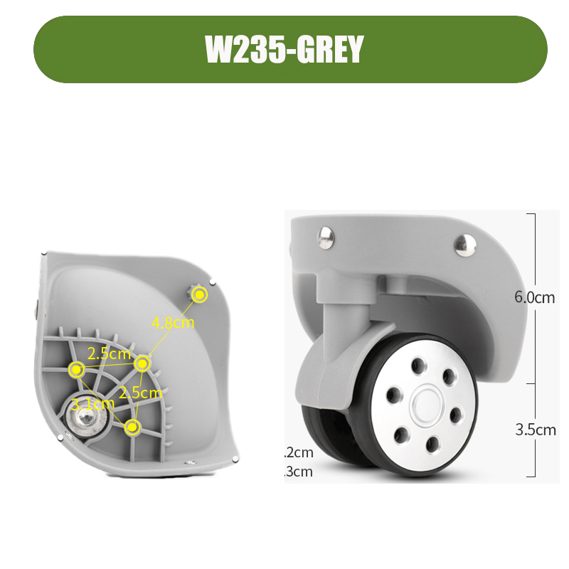 Replacement Wheels For W235 Lu - Silent Replacement Luggage Wheels ulasan dan harga