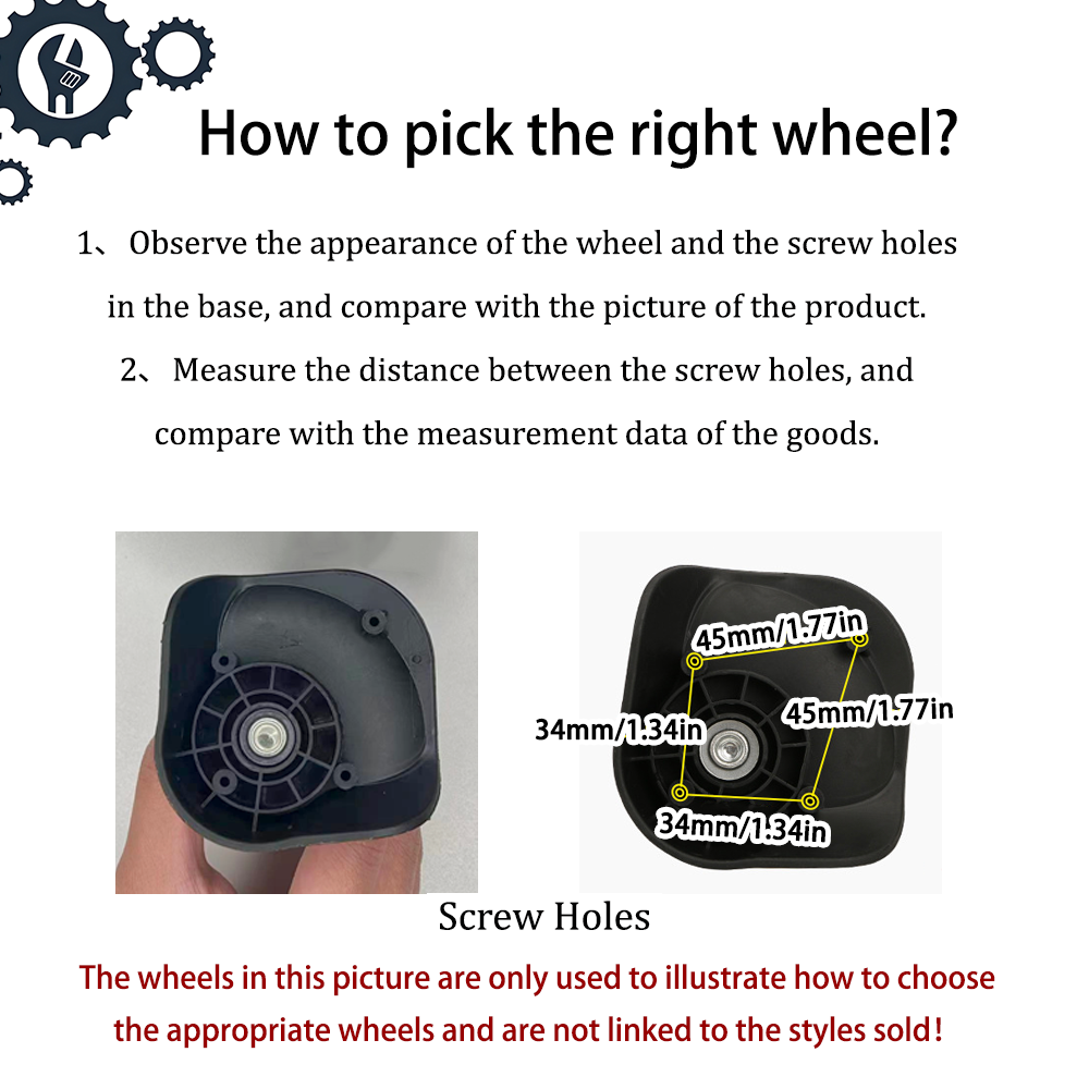 Silent Spinner Luggage Wheels  - Silent Replacement Luggage Wheels ulasan dan harga