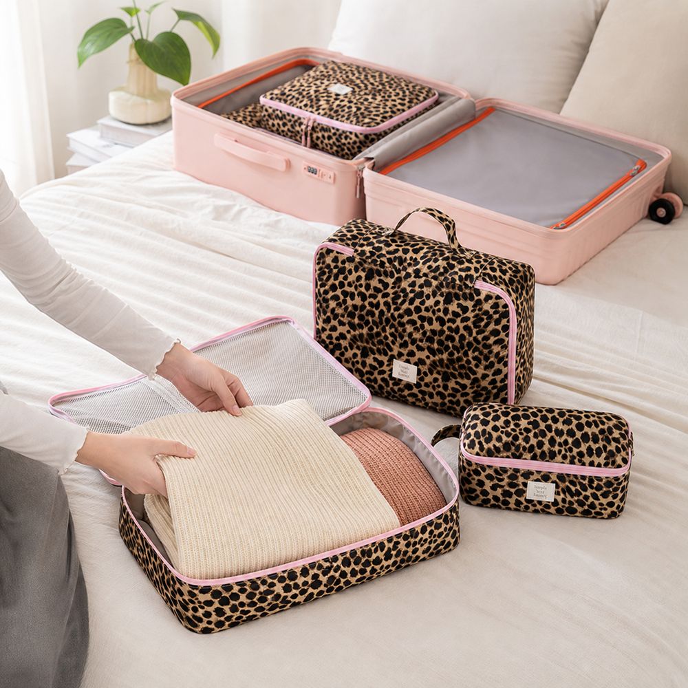 New Waterproof Leopard Makeup  - Cosmetic Bags ulasan dan harga