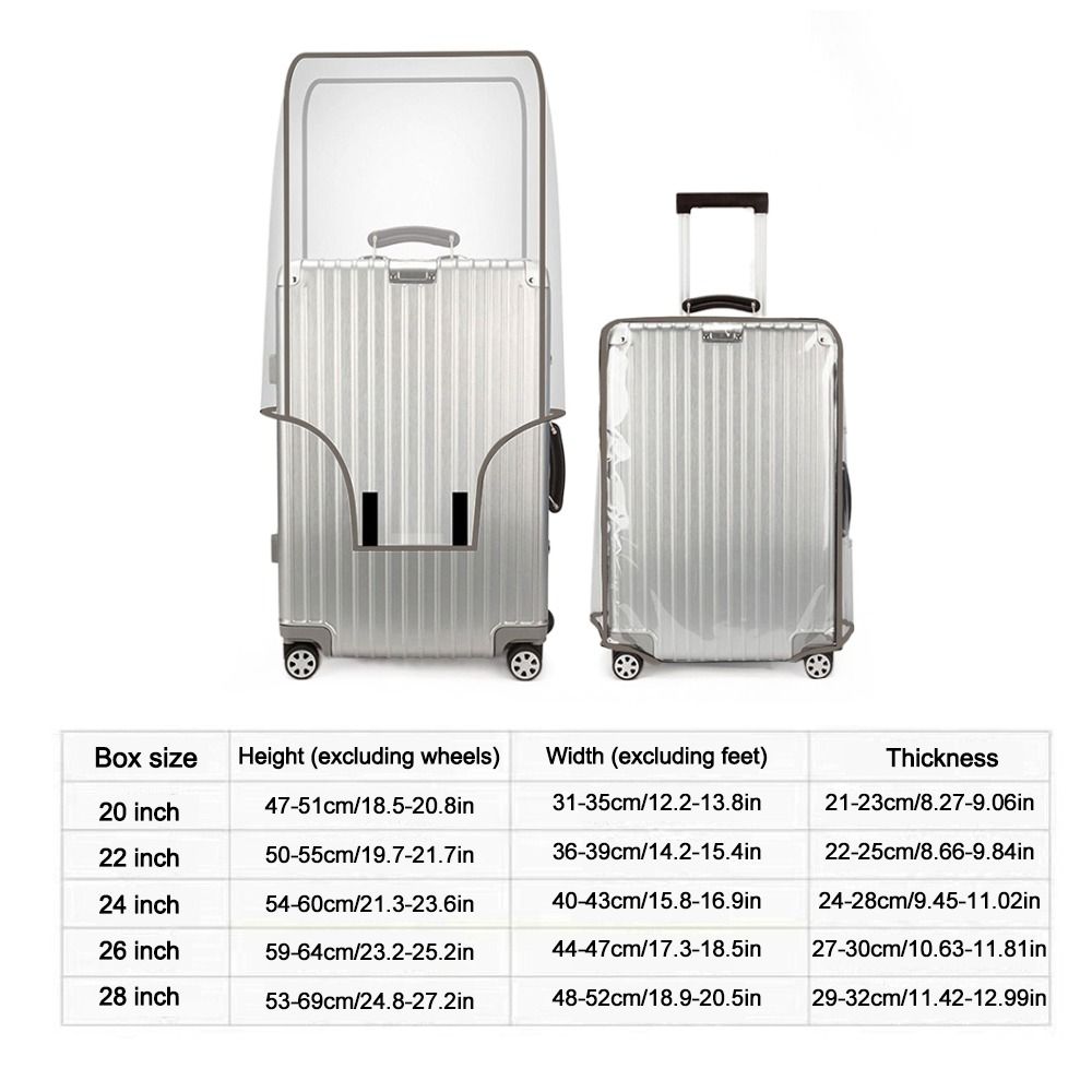 16-28 Inch Travel Luggage Cove - Waterproof Suitcase Cover Protector ulasan dan harga