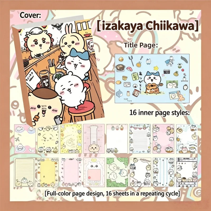 Chiikawa Cute Notebook 80 Shee - Handbags ulasan dan harga
