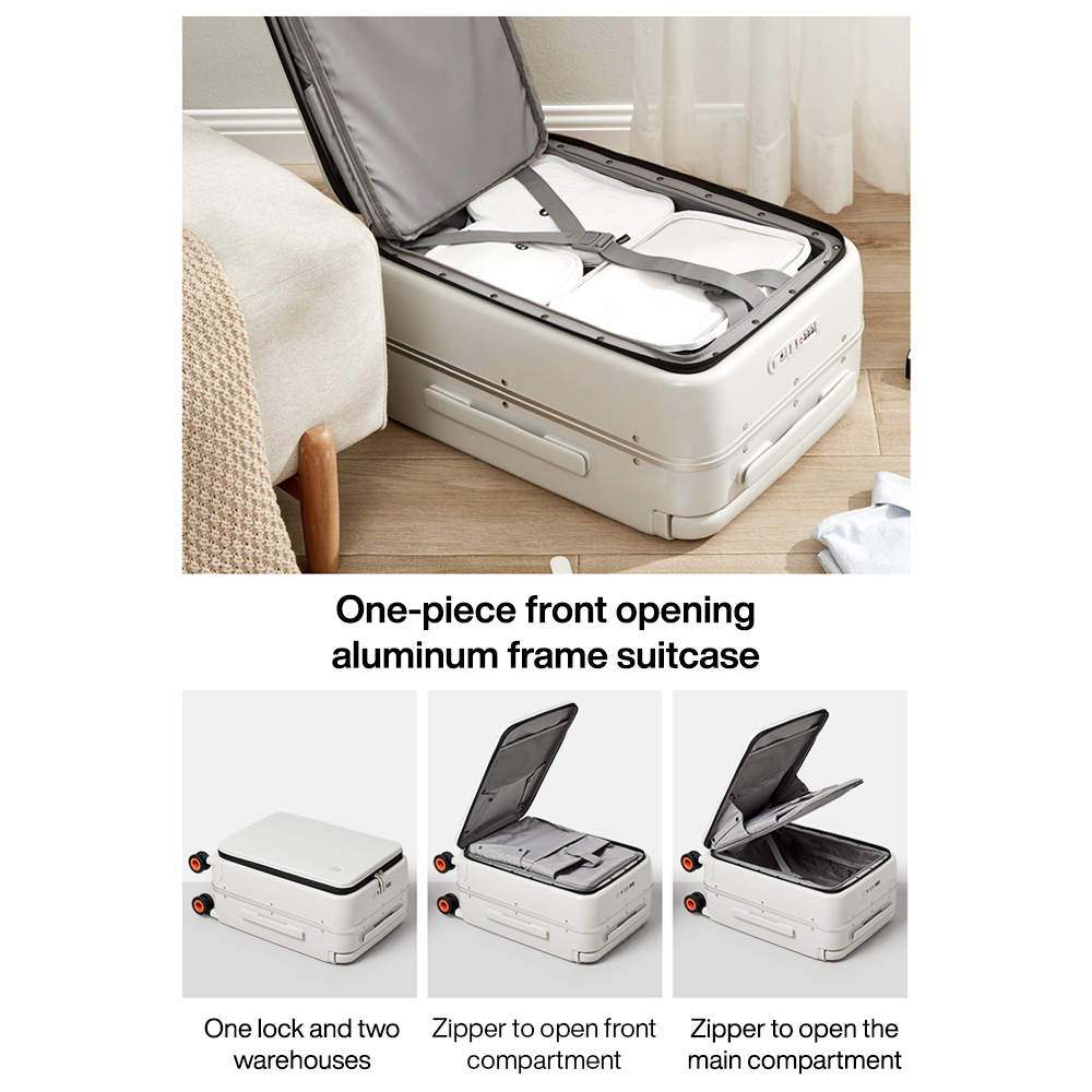 Mixi New Design Wide Handle Su - Aluminum Frame Carry On Luggage ulasan dan harga
