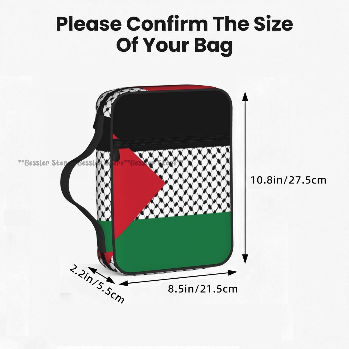 Palestine Flag Bible Bag Zippe - Handbags ulasan dan harga