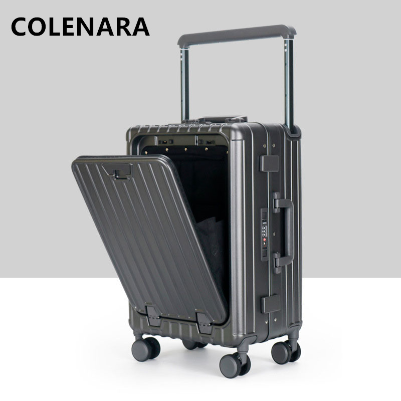 COLENARA 2026 New Model Alumin - Spinner Wheel Rolling Suitcase 20 Inch ulasan dan harga